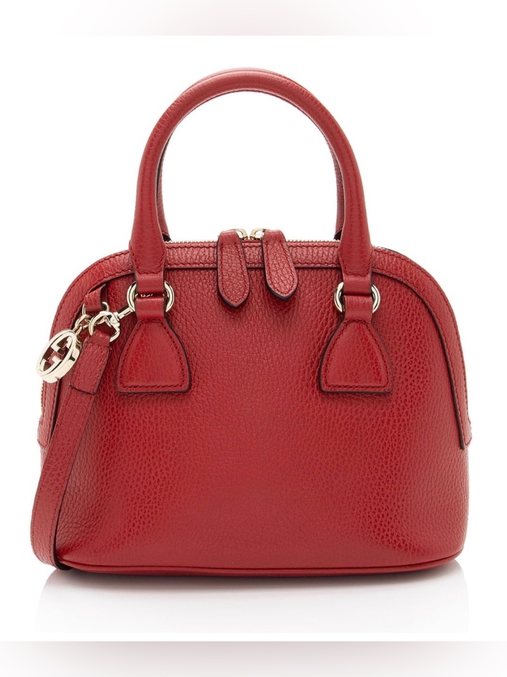 Gucci Leather GG Charm Dome 2Way Pre-Owned